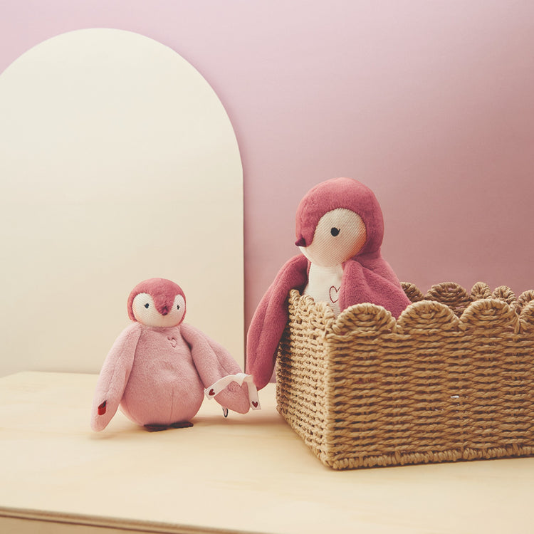 COMPLICES. Cuddle plushies Penguin Pink
