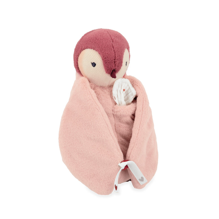COMPLICES. Kissing plush Penguin Pink