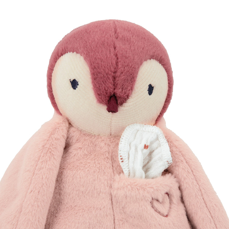 COMPLICES. Kissing plush Penguin Pink