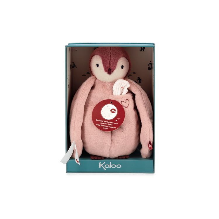 COMPLICES. Kissing plush Penguin Pink