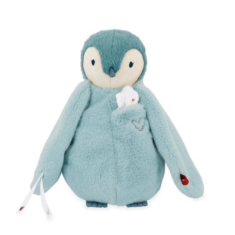 COMPLICES. Kissing plush Penguin Blue-green