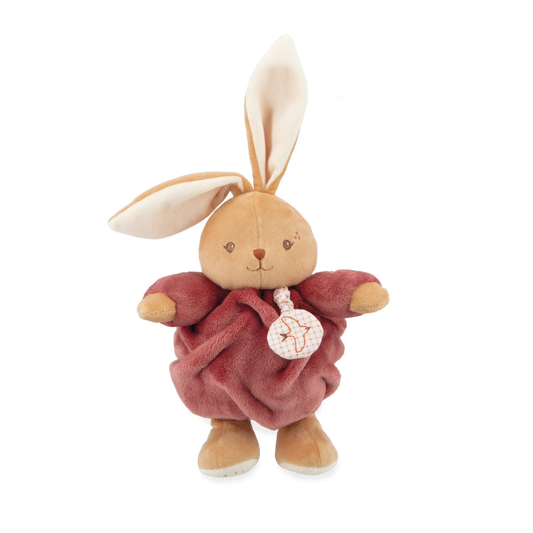 INTEMPOREL. Musical rabbit plush toy - Bordeaux 17cm