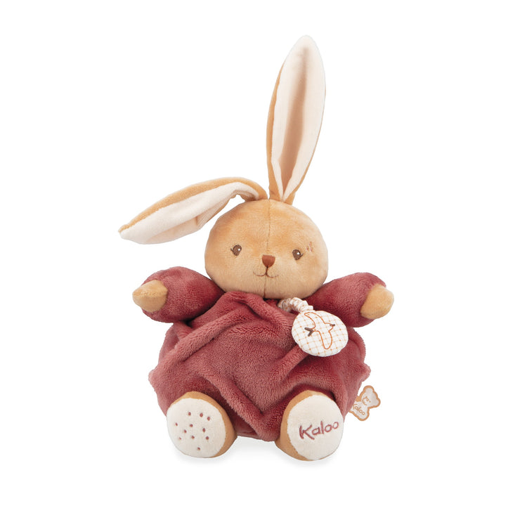 INTEMPOREL. Musical rabbit plush toy - Bordeaux 17cm