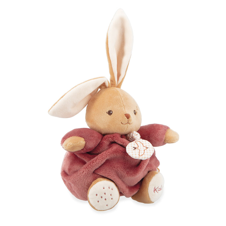 INTEMPOREL. Musical rabbit plush toy - Bordeaux 17cm