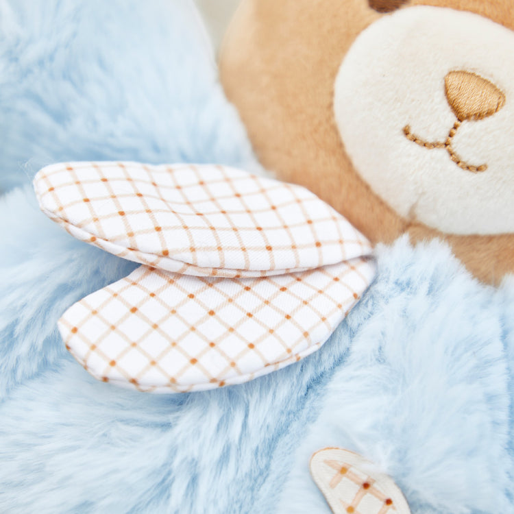 INTEMPOREL. Patapouf bear soft toy - Blue 17cm