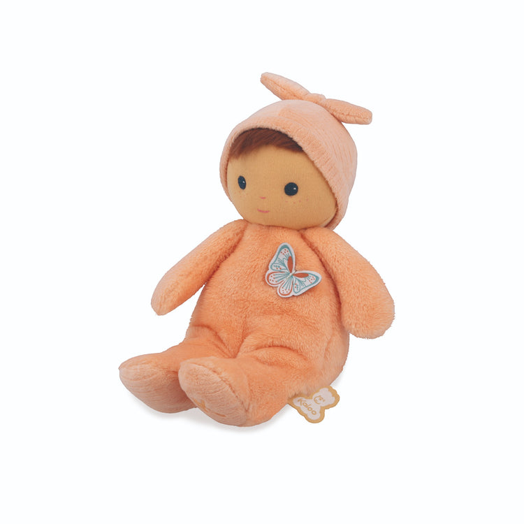 TENDRE BEBE. Baby Zinnia fabric doll