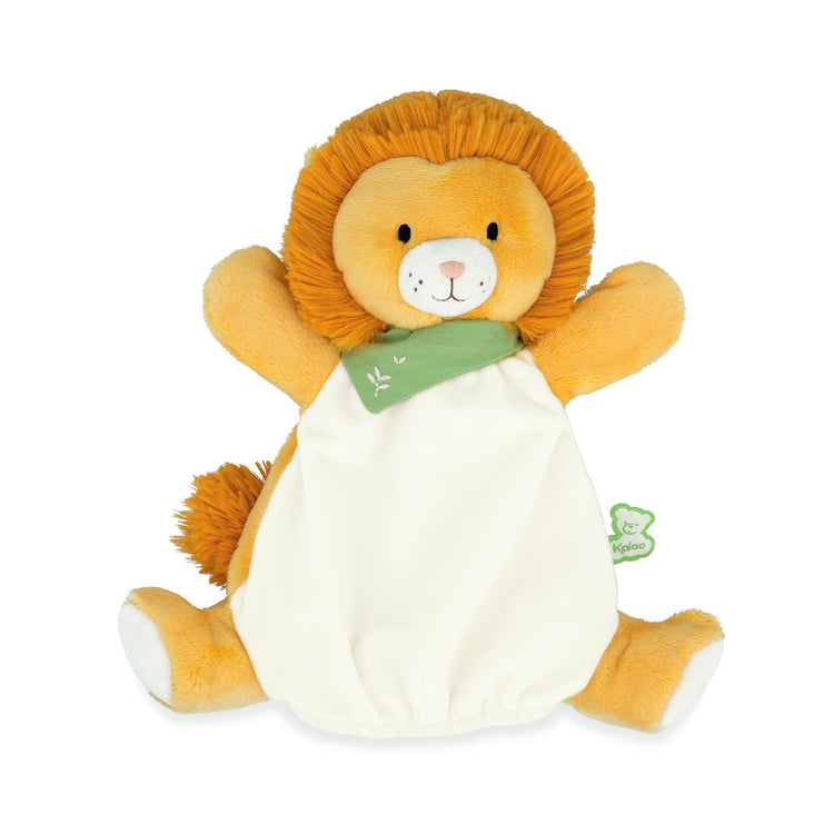 LES AMIS. Nougat Lion Puppet 24cm