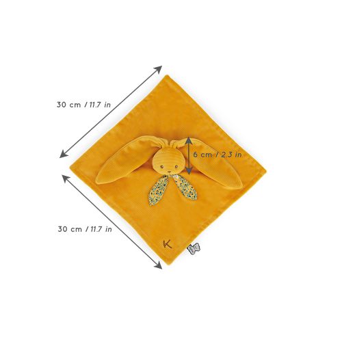 LAPINOO. Doudou rabbit Ochre 30cm