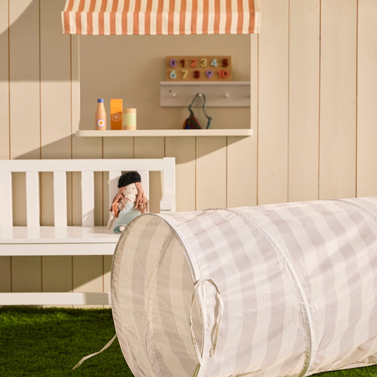KIDS CONCEPT. Play tunnel stripe grey STAR