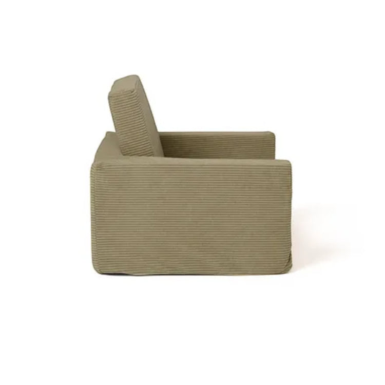 KIDS CONCEPT. Armchair foldable green KID'S BASE