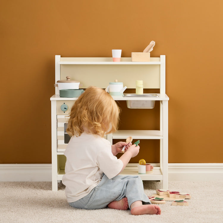 KIDS CONCEPT. Ξύλινη κουζίνα KID'S HUB (λευκό)