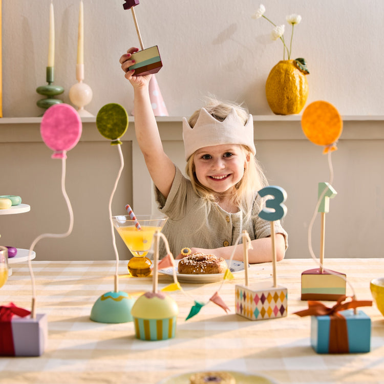 KIDS CONCEPT. Ξύλινο σετ διακόσμησης γενεθλίων KID'S HUB