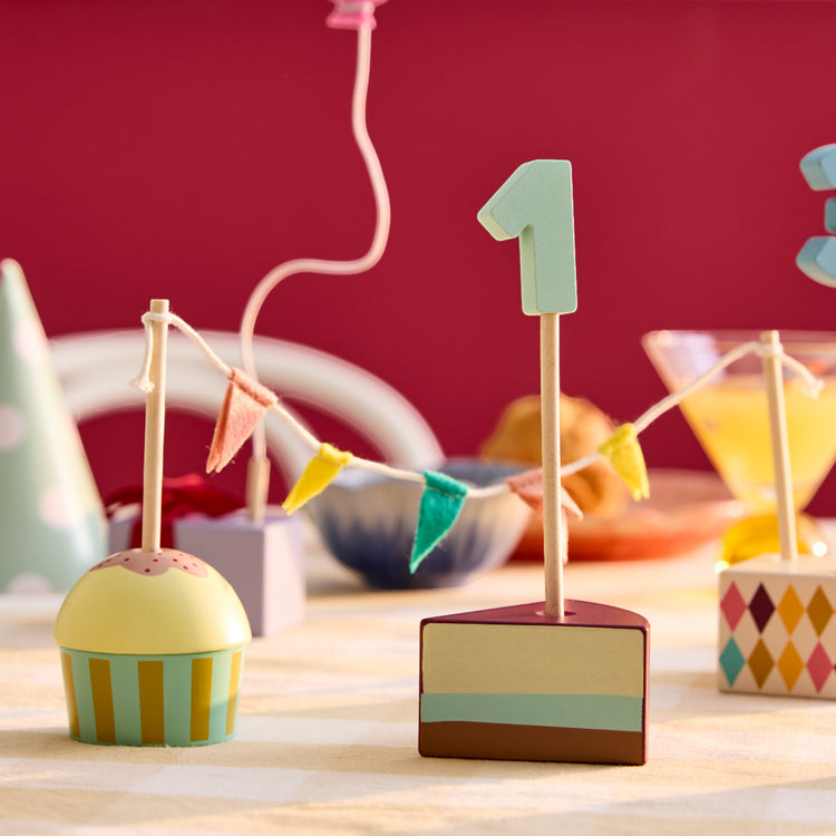 KIDS CONCEPT. Ξύλινο σετ διακόσμησης γενεθλίων KID'S HUB