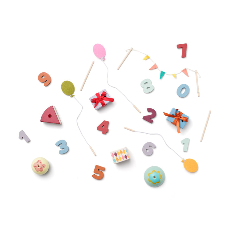 KIDS CONCEPT. Ξύλινο σετ διακόσμησης γενεθλίων KID'S HUB