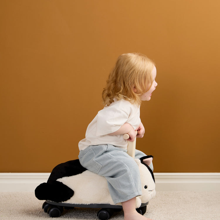 KIDS CONCEPT. Ξύλινο τροχήλατο γατούλα AIDEN