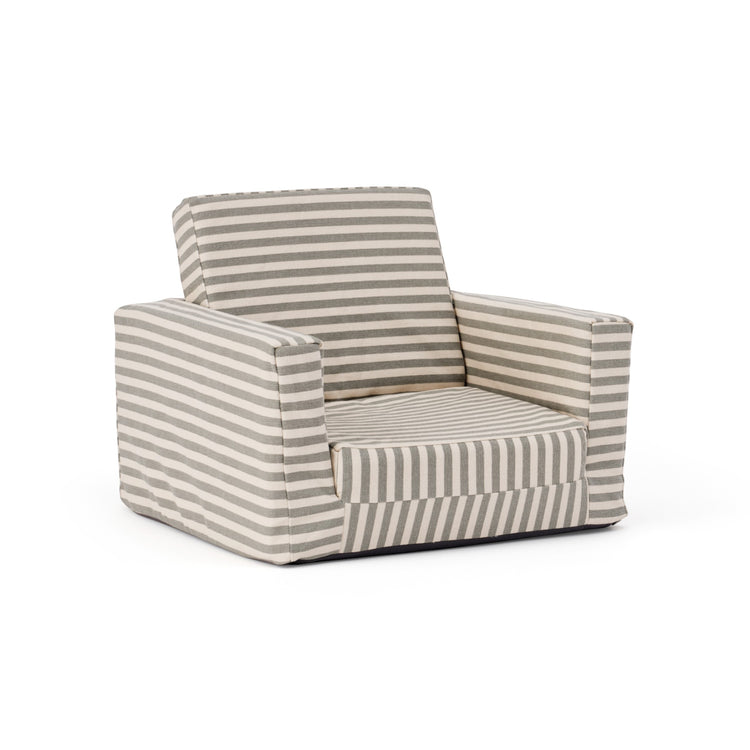 KIDS CONCEPT. Armchair foldable stripe KID'S BASE