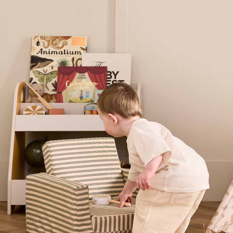 KIDS CONCEPT. Armchair foldable stripe KID'S BASE