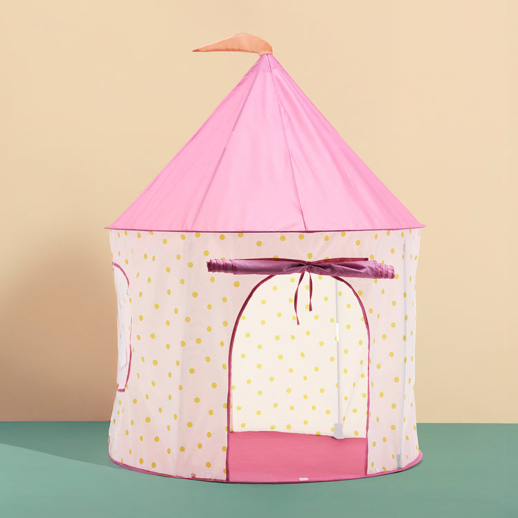 KIDS CONCEPT. Play tent dot pink