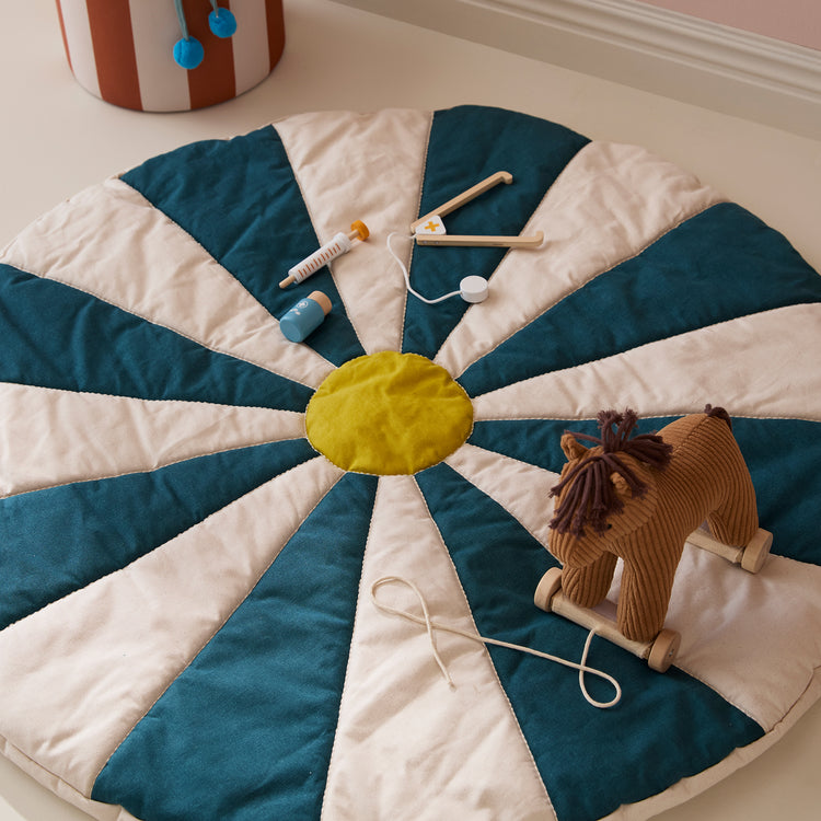 KIDS CONCEPT. Play mat circus teal