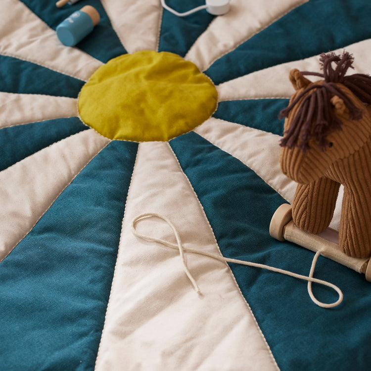 KIDS CONCEPT. Play mat circus teal
