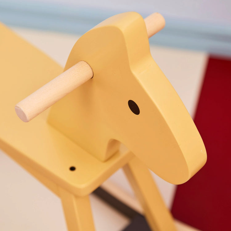 KIDS CONCEPT. Rocking horse (honey yellow)