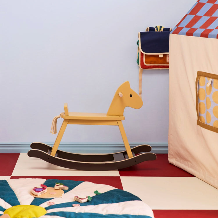 KIDS CONCEPT. Rocking horse (honey yellow)
