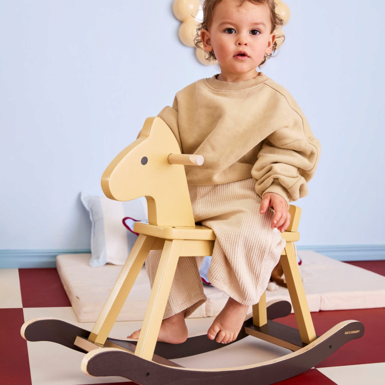 KIDS CONCEPT. Rocking horse (honey yellow)