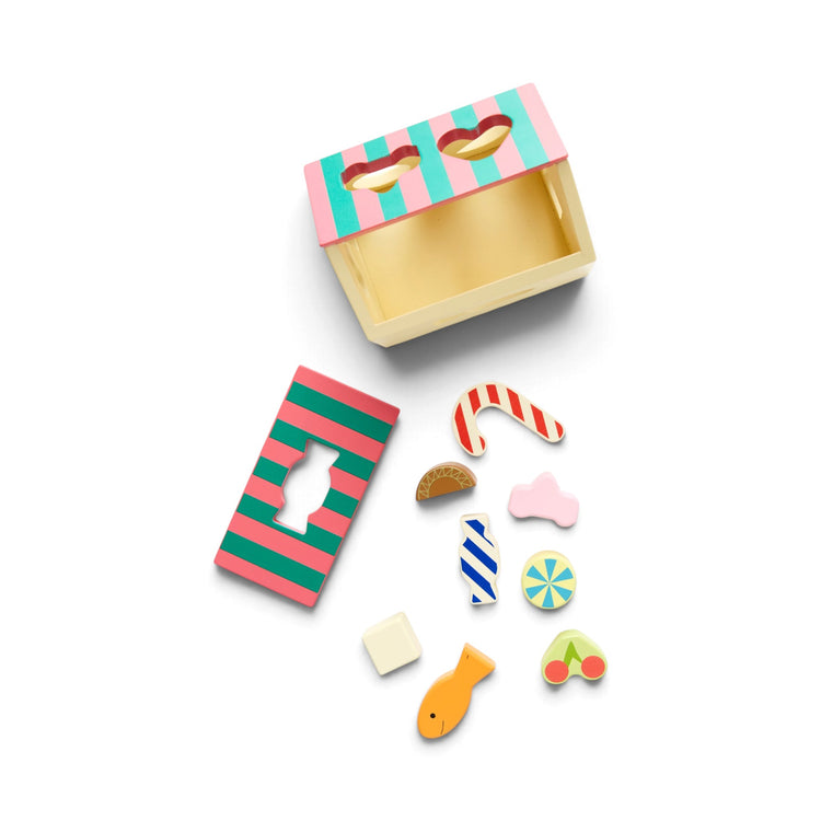 KIDS CONCEPT. Sorter box house Swedish Candy