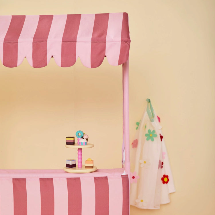 KIDS CONCEPT. Υφασμάτινος πάγκος αγοράς (ροζ)