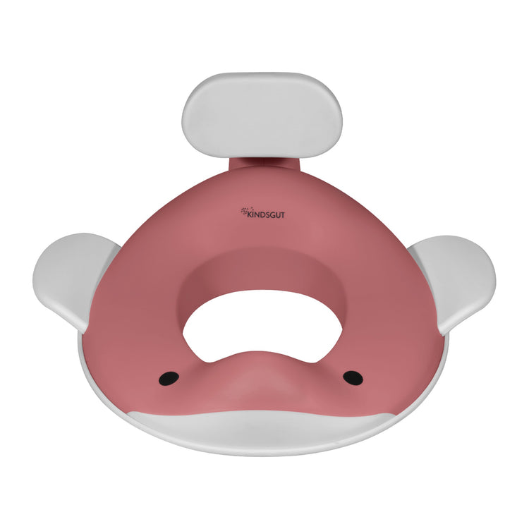 KINDSGUT. Toilet Seat Whale Dusty Pink