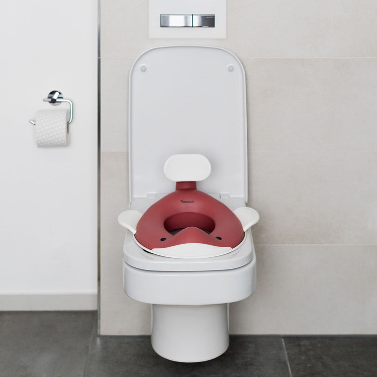 KINDSGUT. Toilet Seat Whale Dusty Pink
