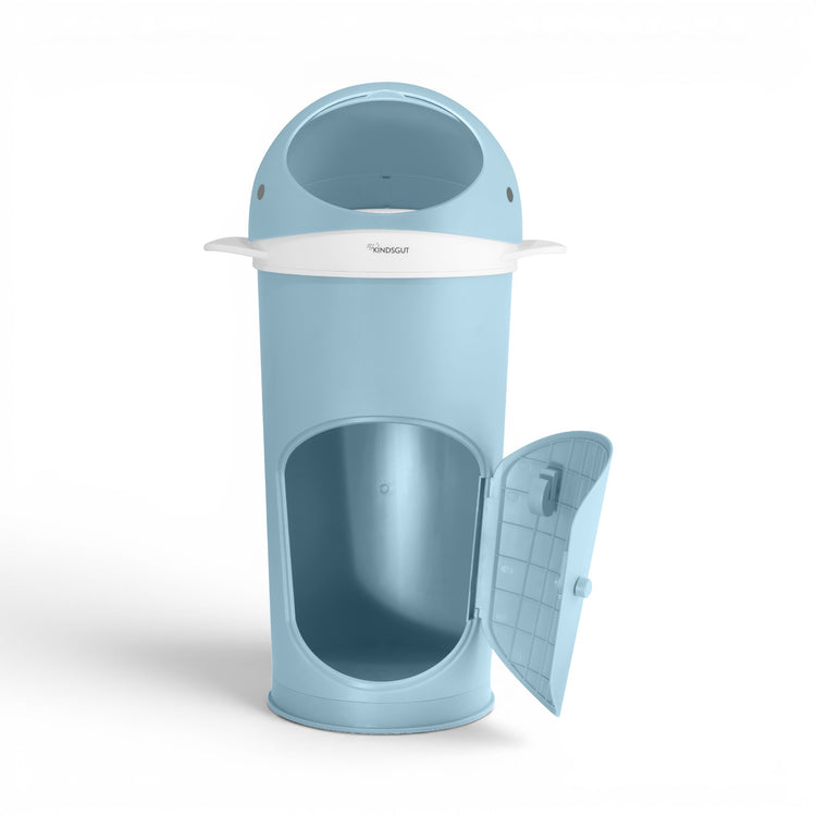 KINDSGUT. Diaper Bin Whale Light Blue