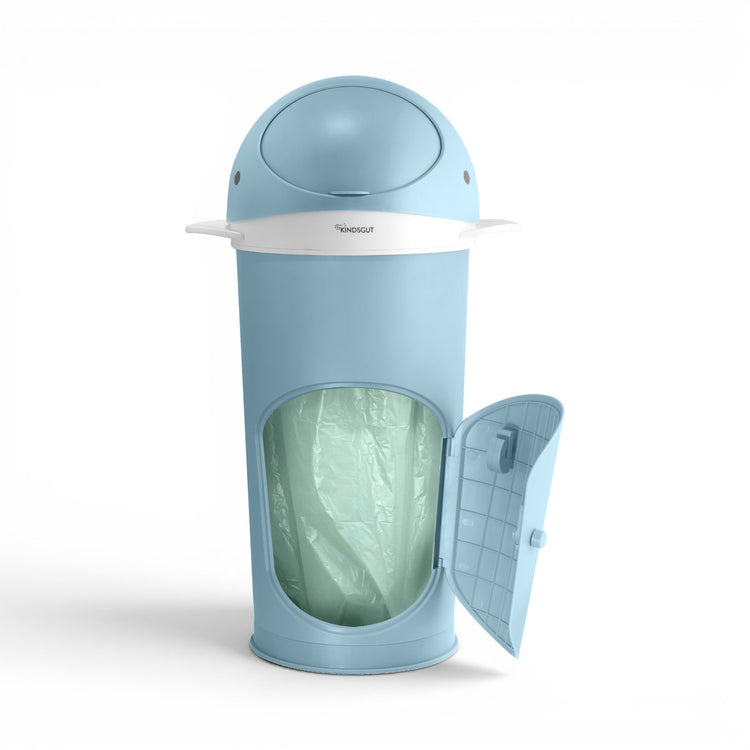 KINDSGUT. Diaper Bin Whale Light Blue