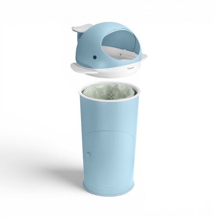 KINDSGUT. Diaper Bin Whale Light Blue