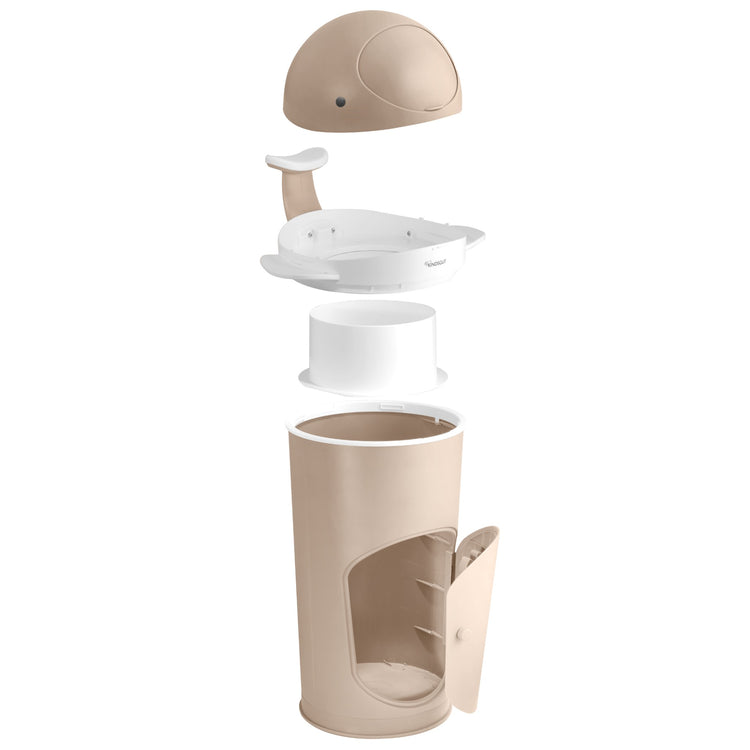 KINDSGUT. Diaper Bin Whale Sand