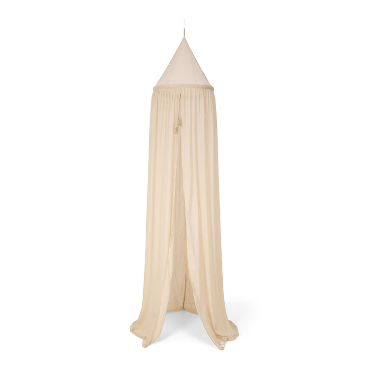 LITTLE DUTCH. Canopy muslin Pure Soft Beige 250x50