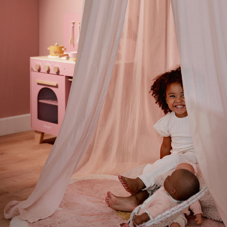LITTLE DUTCH. Canopy muslin Pure Blossom 250x50