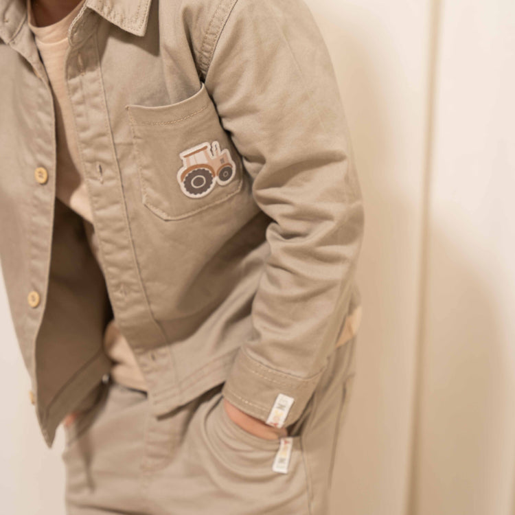LITTLE DUTCH. Overshirt Beige