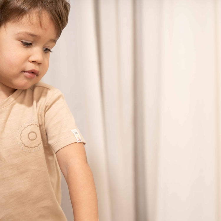 LITTLE DUTCH. T-shirt short sleeves Beige