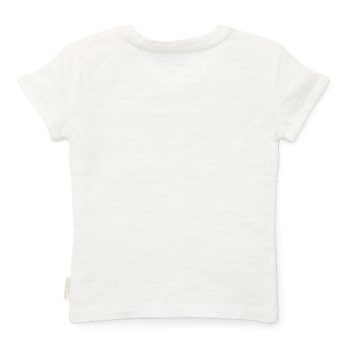 LITTLE DUTCH. Μπλουζάκι κοντομάνικο Off White Little Farmer