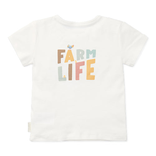 LITTLE DUTCH. T-shirt short sleeves Off White Farm Life