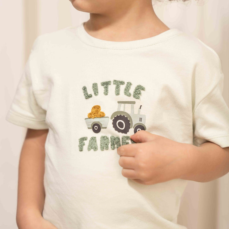 LITTLE DUTCH. Μπλουζάκι κοντομάνικο Farm Green