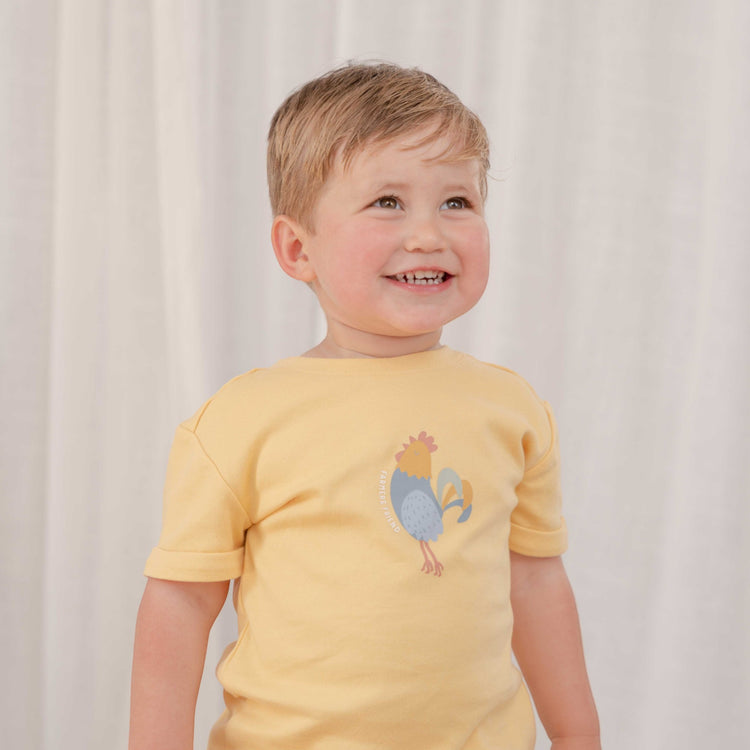 LITTLE DUTCH. T-shirt short sleeves Sunny Yellow