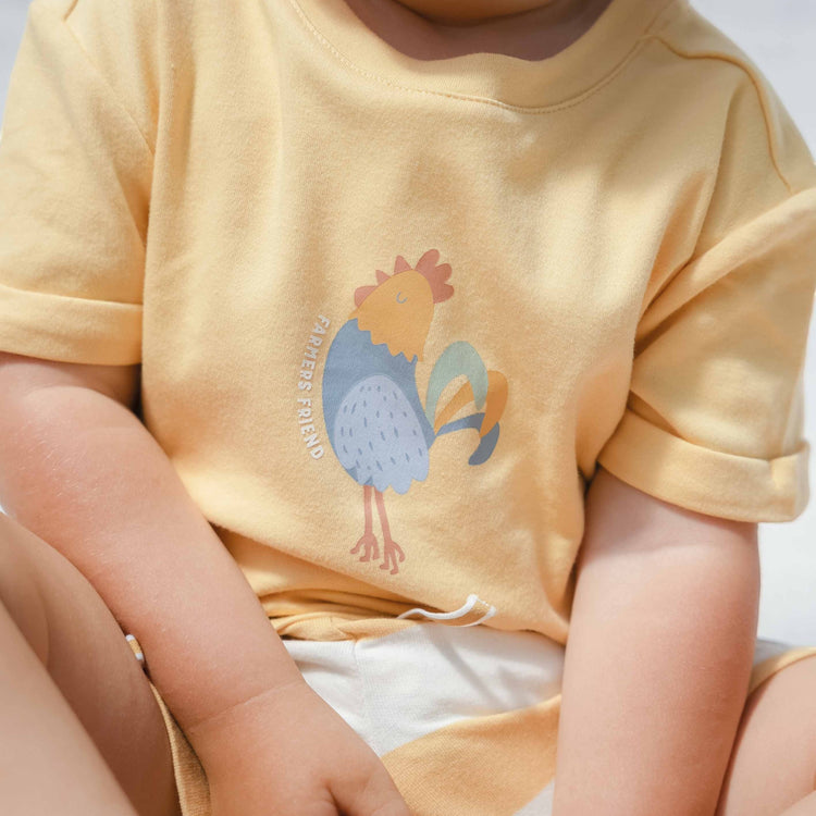 LITTLE DUTCH. T-shirt short sleeves Sunny Yellow