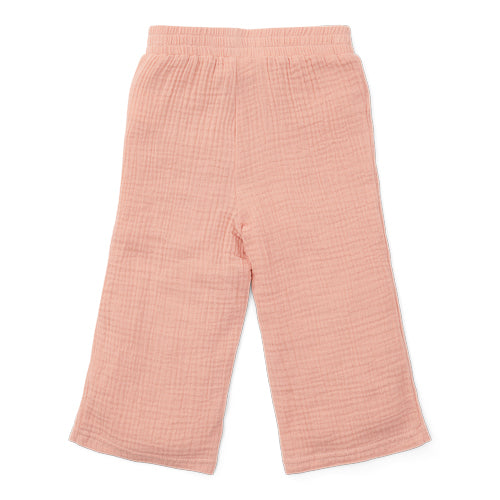 LITTLE DUTCH. Παντελονάκι από μουσελίνα Flower Pink