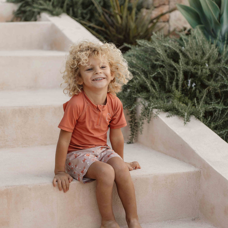 LITTLE DUTCH. Μπλουζάκι κοντομάνικο με προστασία UV Coral