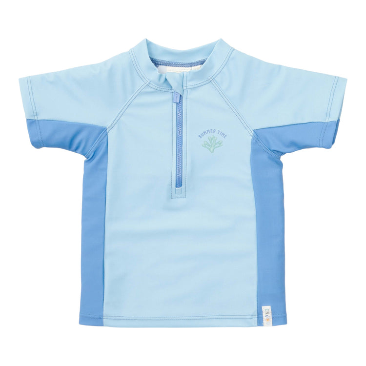 LITTLE DUTCH. Swim T-shirt short sleeves Blue Whale