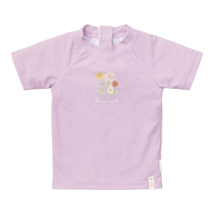 LITTLE DUTCH. Swim T-shirt short sleeves Mauve