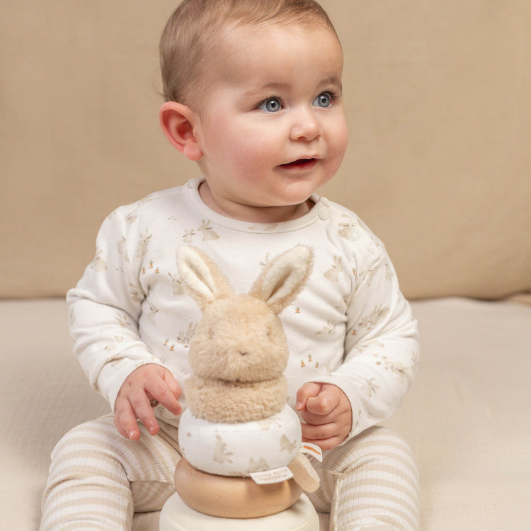 LITTLE DUTCH. Μπλουζάκι μακρυμάνικο Baby Bunny