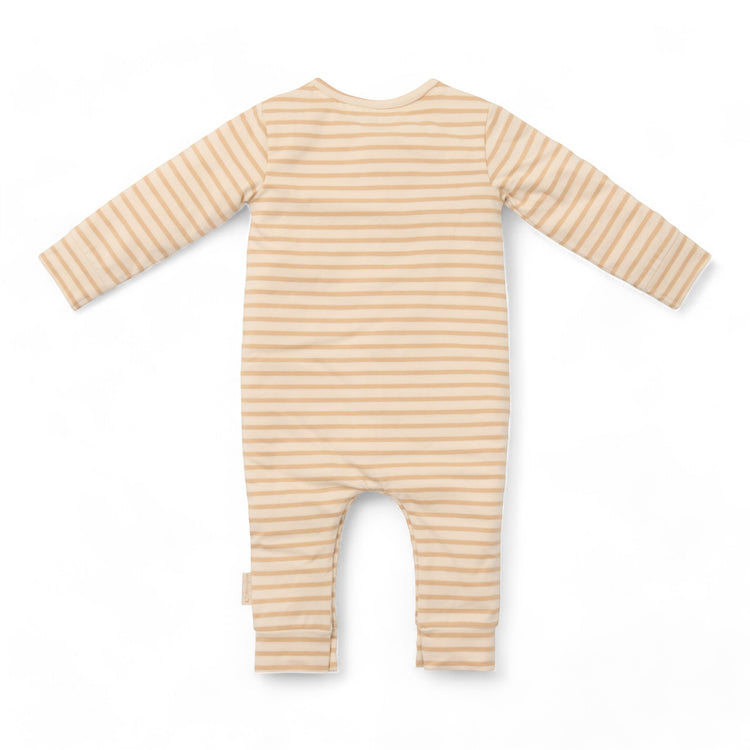LITTLE DUTCH. One-Piece Pyjamas Natural Stripes